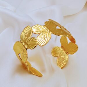 Gold wide cuff bracelets, wide chunky bracelets