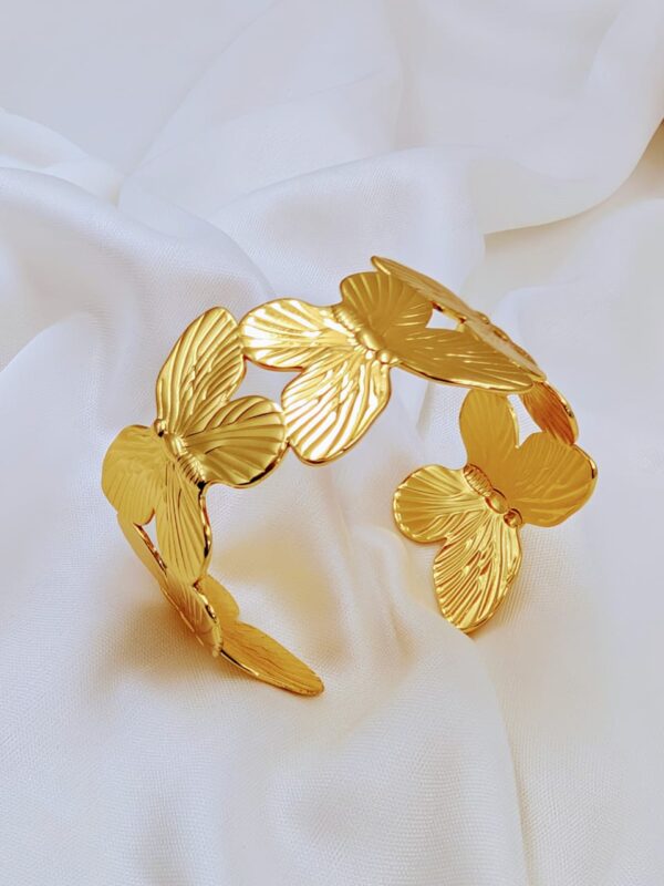 Gold wide cuff bracelets, wide chunky bracelets